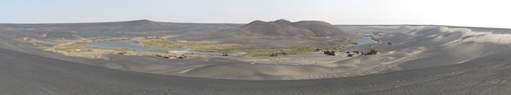 Fig 6 - Waw an Namus volcano in south-central Libya.